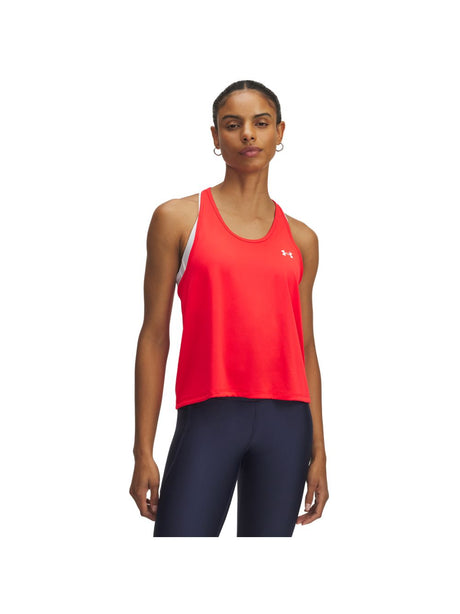 Canottiera Sportiva Under Armour TECH SWING Donna - Rosso