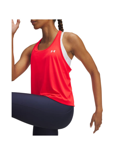 Canottiera Sportiva Under Armour TECH SWING Donna - Rosso