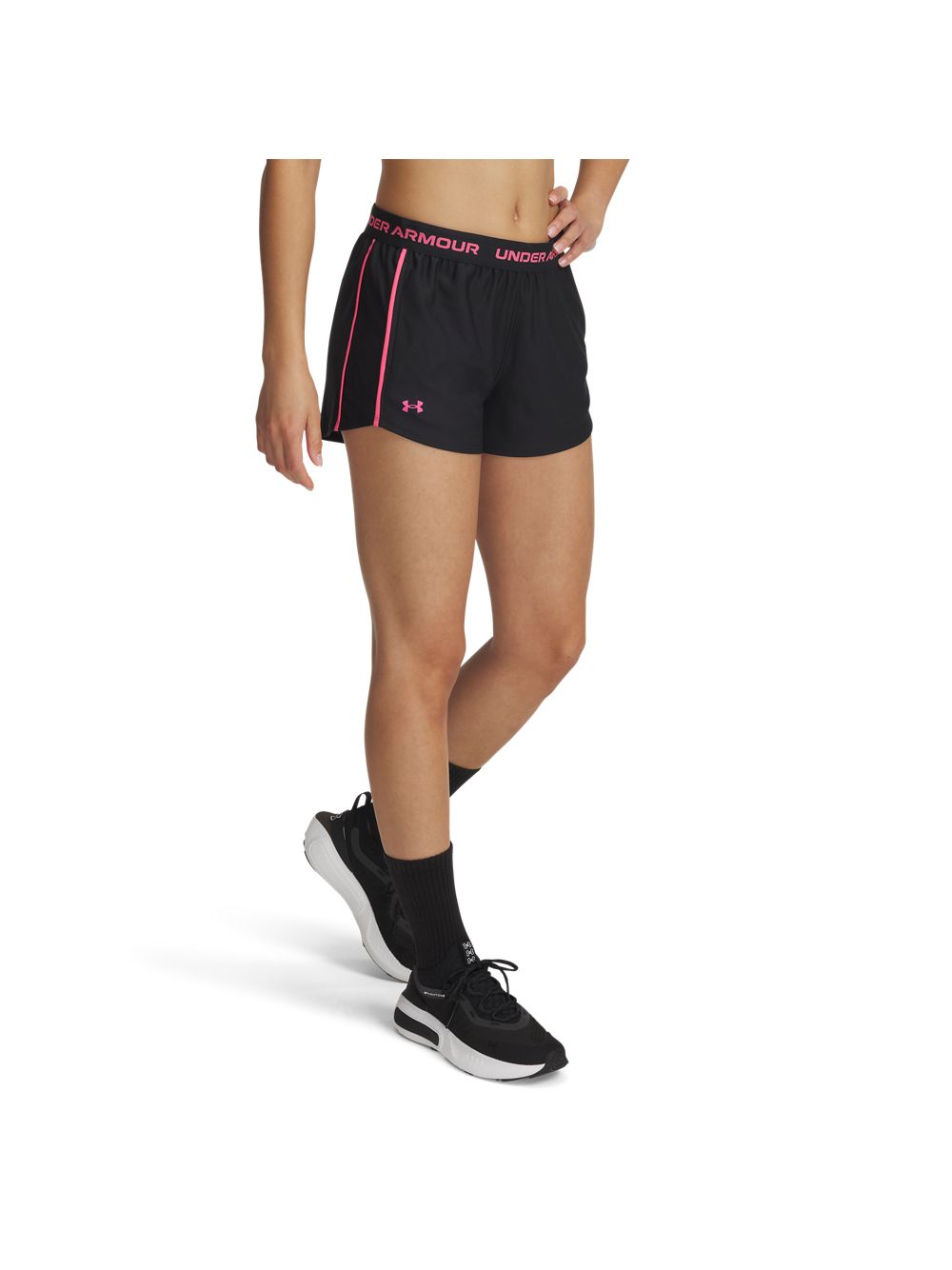 Pantaloncino Sportivo Under Armour TECH PLAY UP Donna - Nero