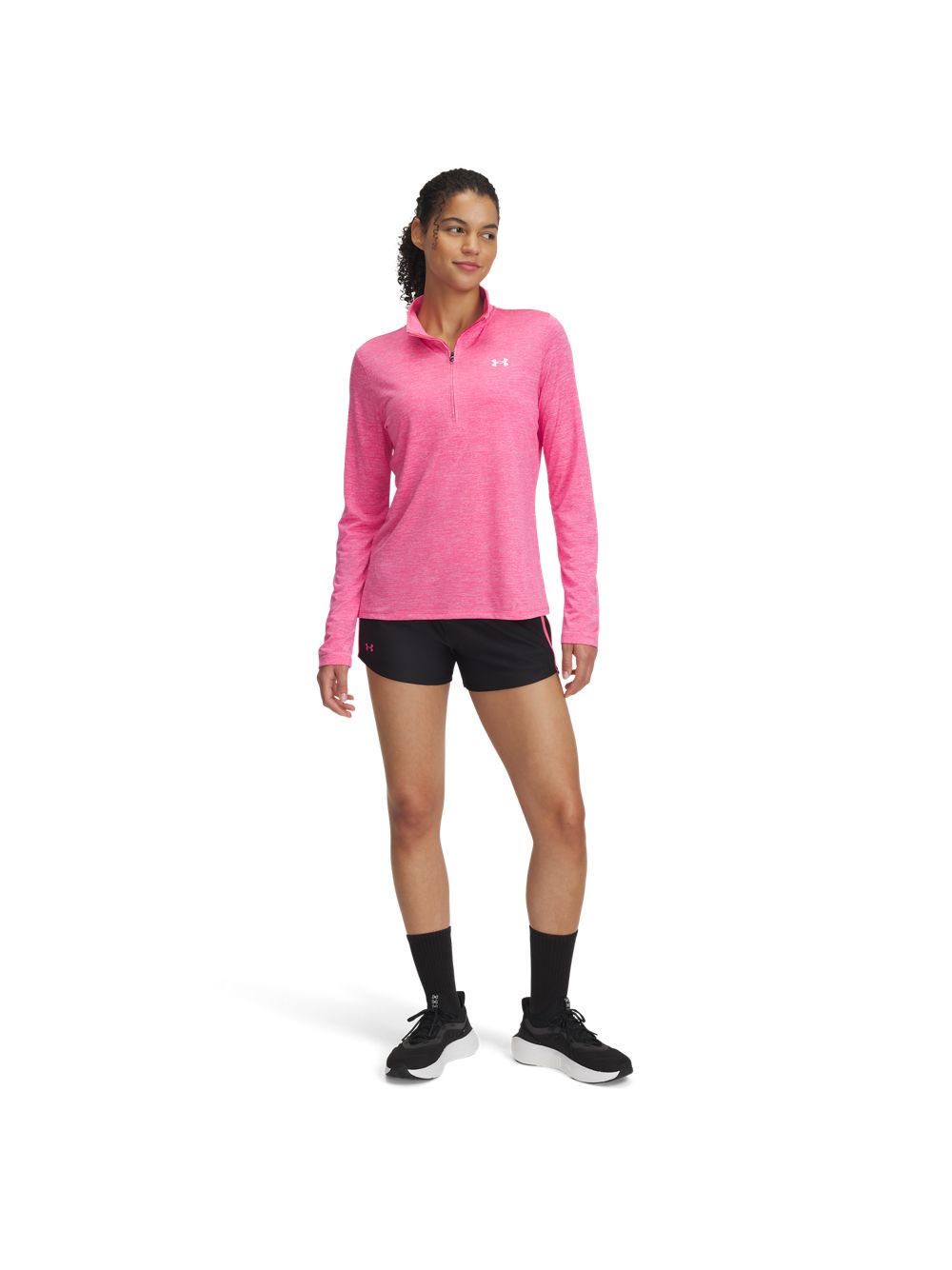 Pantaloncino Sportivo Under Armour TECH PLAY UP Donna - Nero