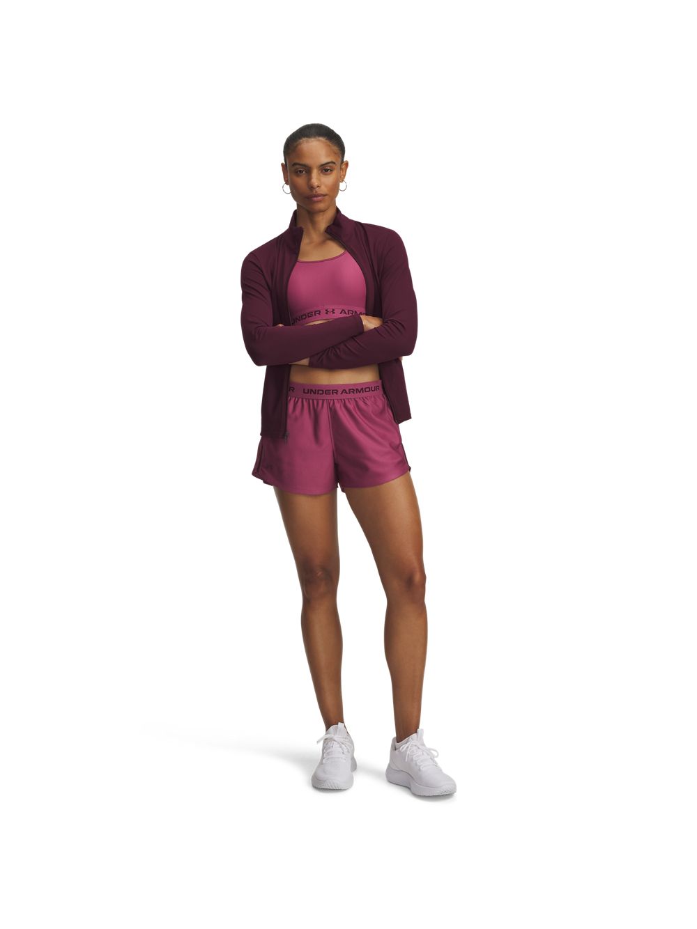 Pantaloncino Sportivo Under Armour TECH PLAY UP Donna - Fuxia