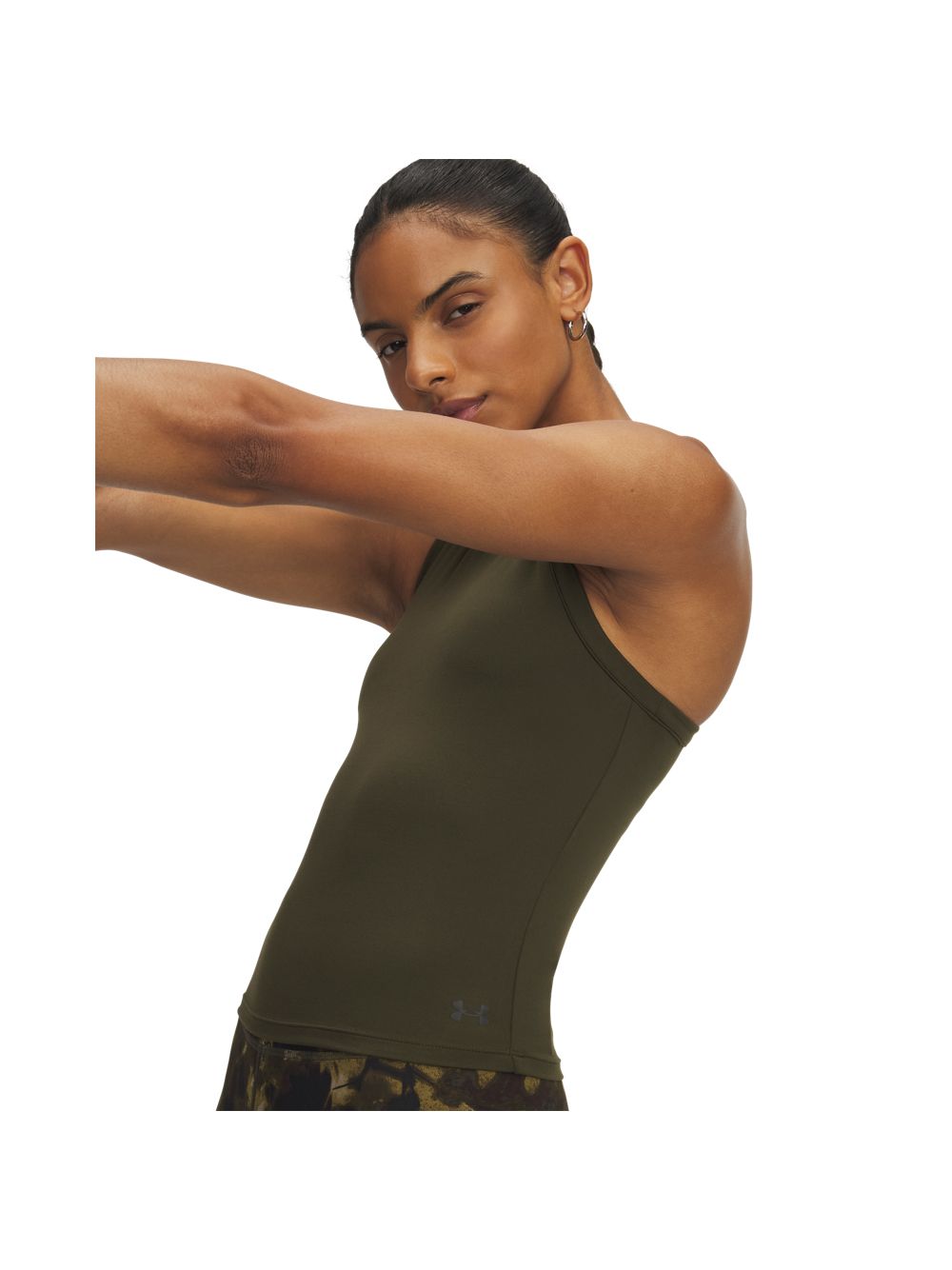 Canottiera Sportiva Under Armour MOTION HIGH NECK Donna - Verde