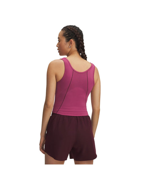 Canottiera Sportiva Under Armour VANISH SEAMLESS Donna - Fuxia