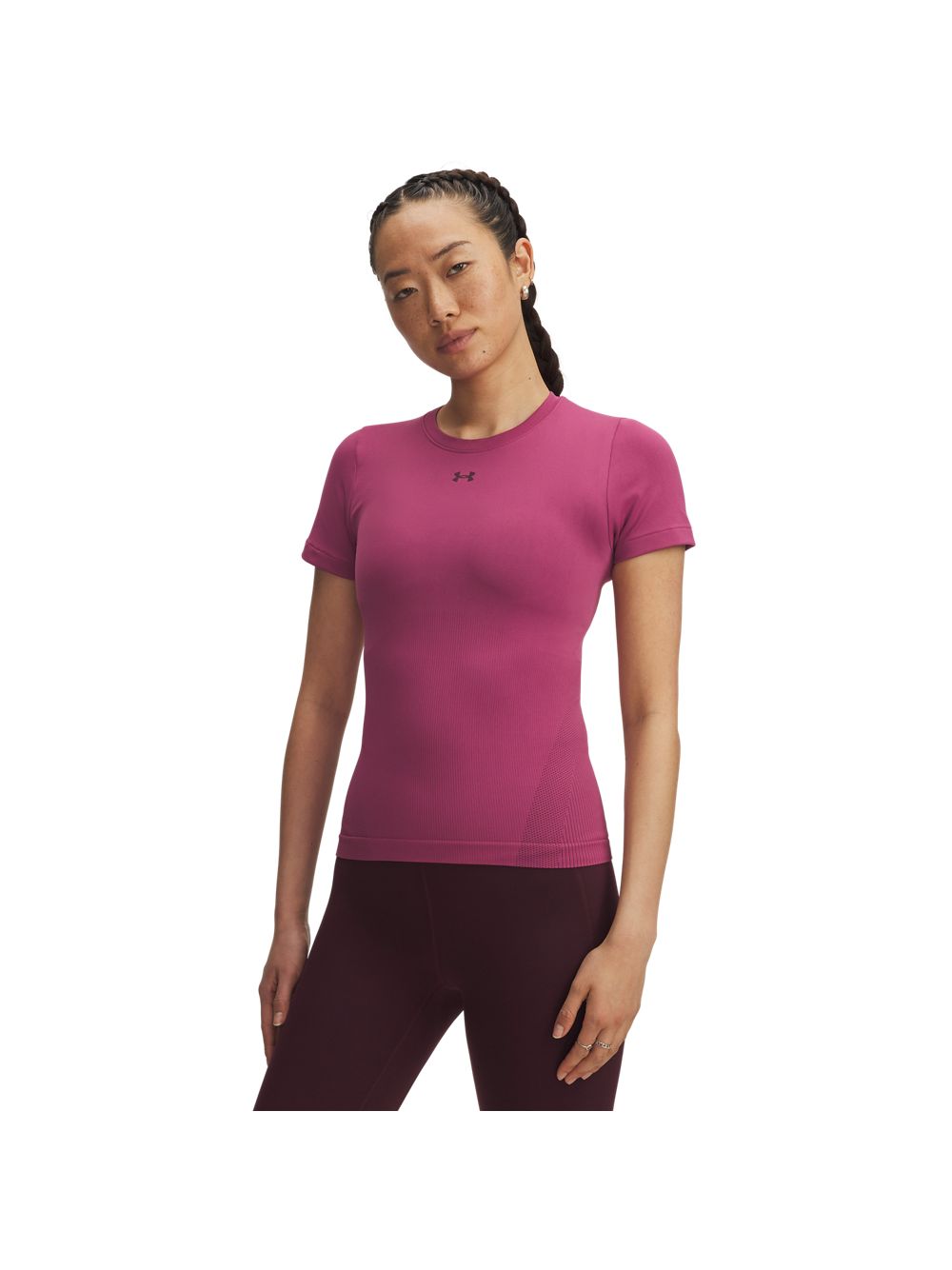 T-shirt Under Armour VANISH SEAMLESS SS Donna - Fuxia