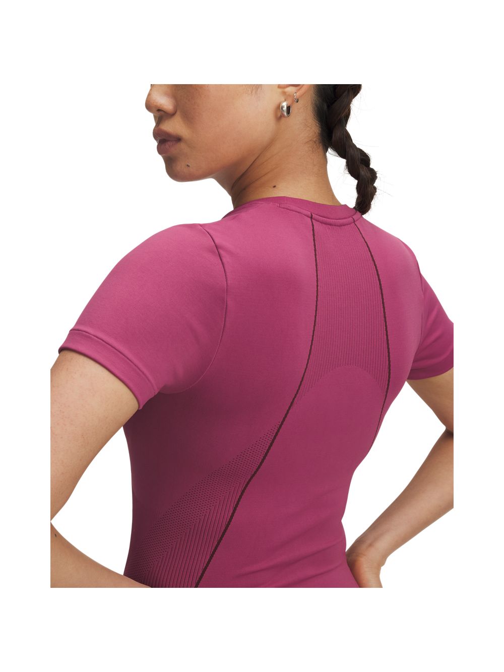 T-shirt Under Armour VANISH SEAMLESS SS Donna - Fuxia