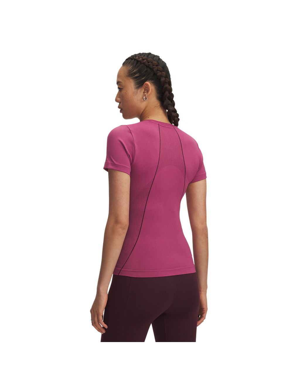 T-shirt Under Armour VANISH SEAMLESS SS Donna - Fuxia