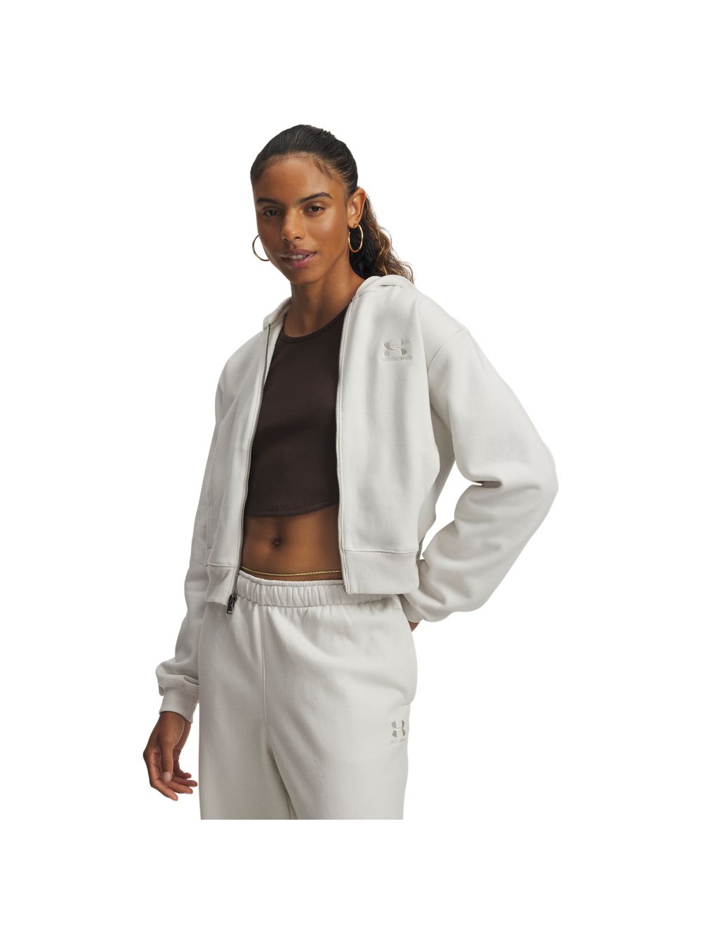 Felpa Under Armour ICON VIDA FLC Donna - Bianco