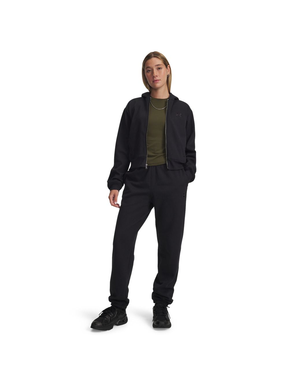 Pantalone Sportivo Under Armour ICON VIDA FLC Donna - Nero