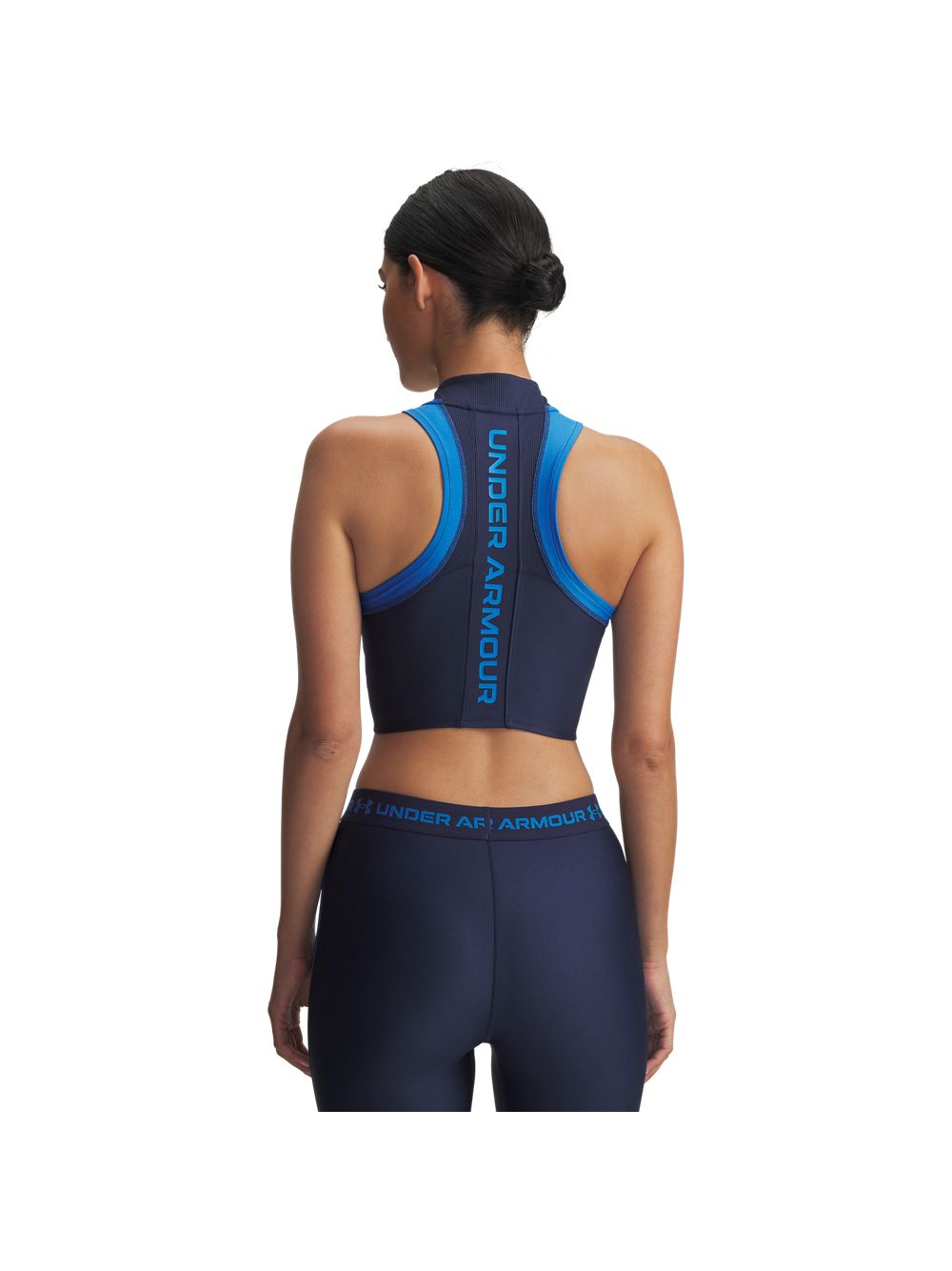 Canottiera Sportiva Under Armour HG RIB Donna - Blu