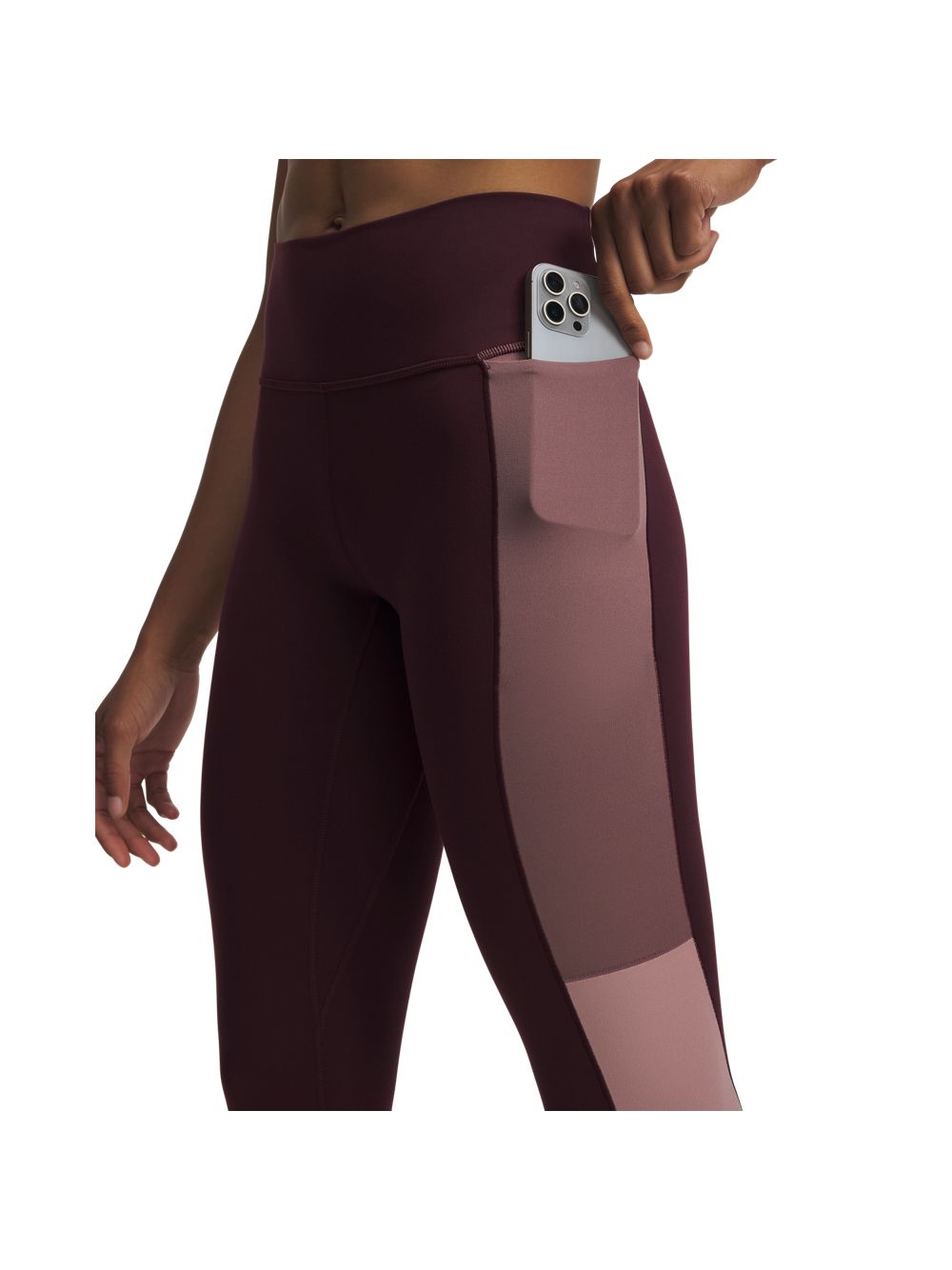 Leggings Sportivo Under Armour MERIDIAN COLORBLOCK ANKLE Donna - Viola