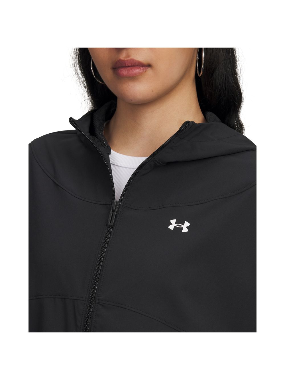 Giubbino Under Armour RIVAL WOVEN Donna - Nero