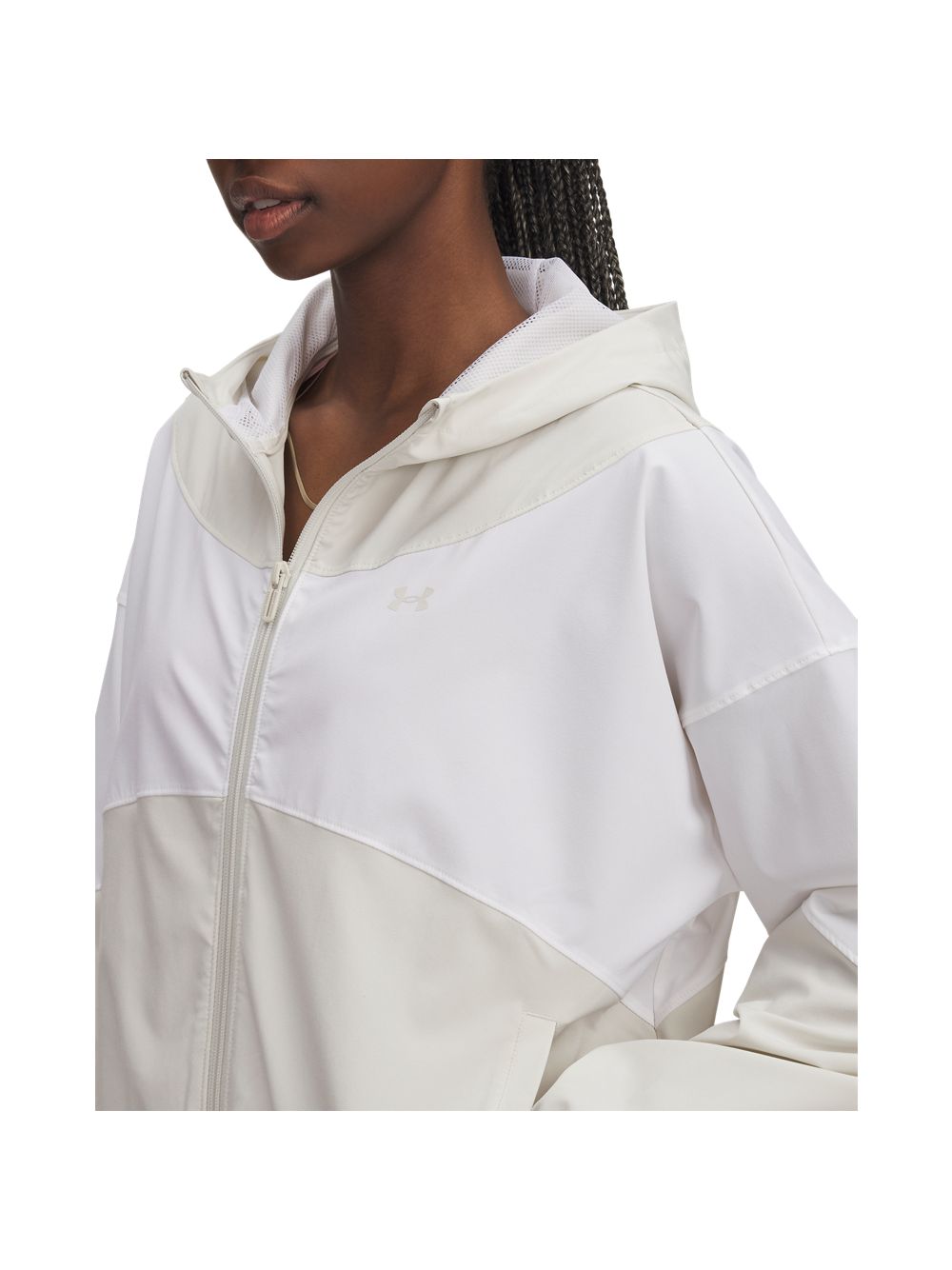 Giubbino Under Armour RIVAL WOVEN Donna - Bianco