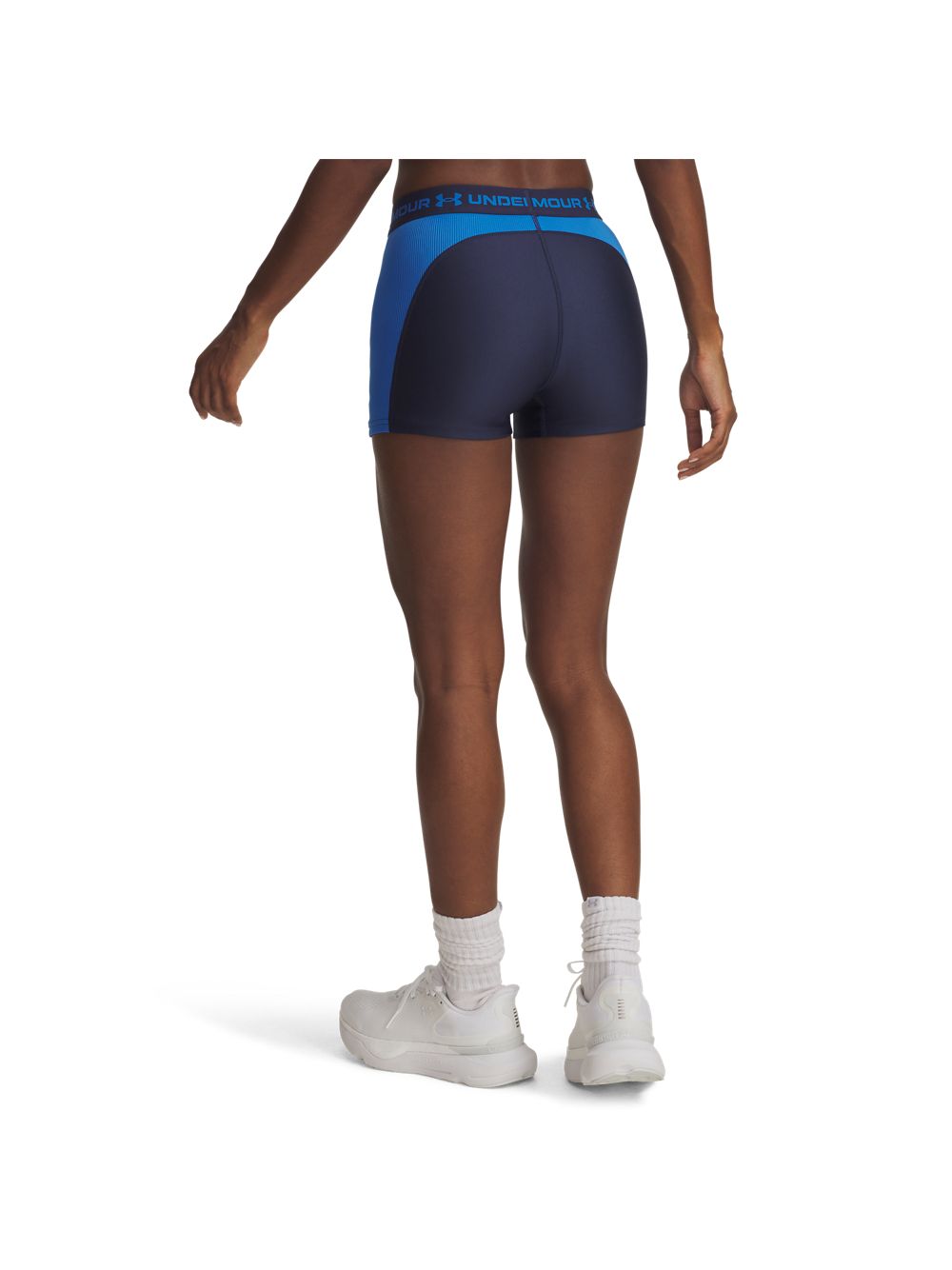 Pantaloncino Sportivo Under Armour HG RIB Donna - Blu