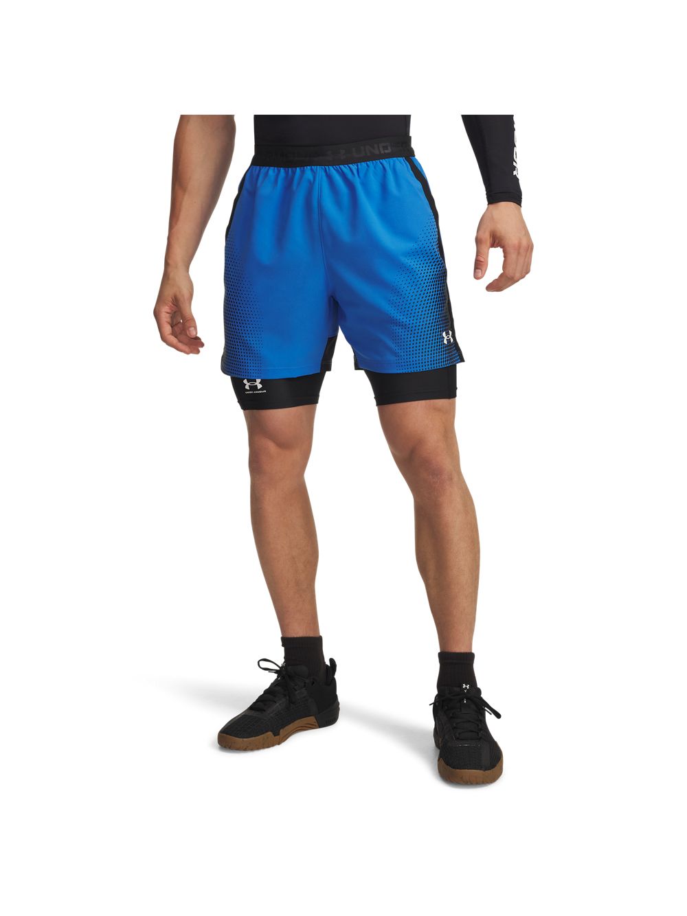 Pantaloncino Sportivo Under Armour VANISH WORDMARK Uomo - Blu