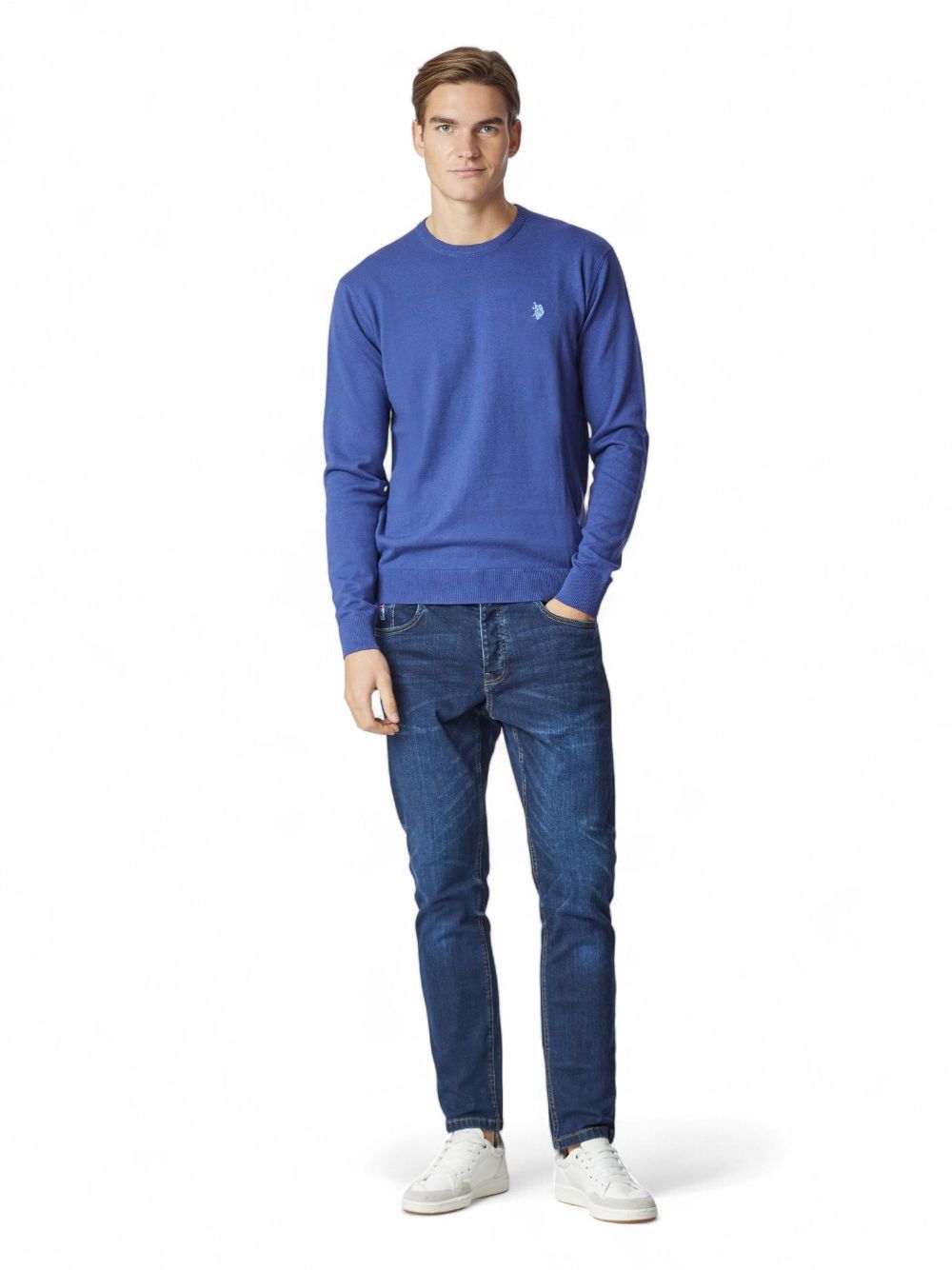 Pullover U.s.polo LEON Uomo - Blu