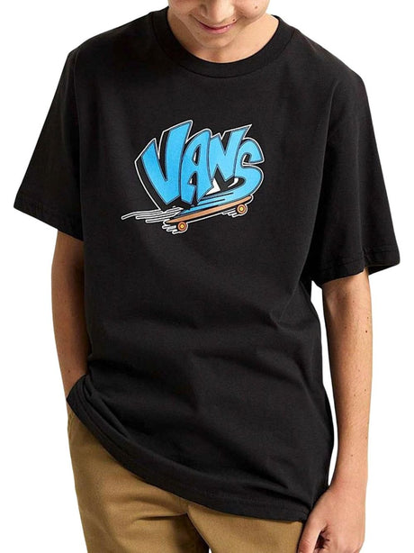 T-shirt Vans Bambino - Nero