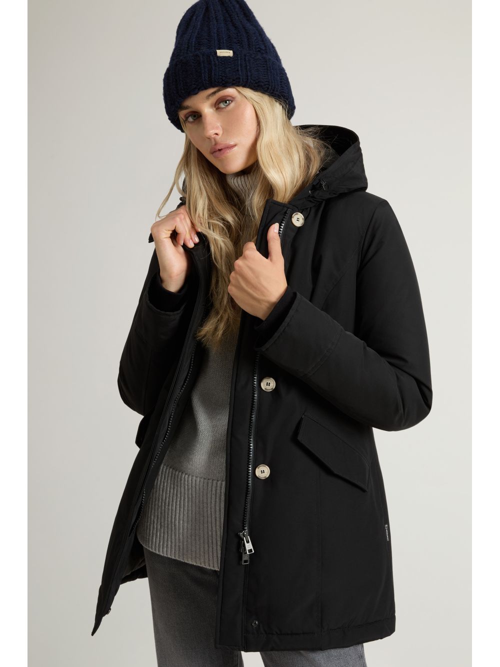 Giubbotto Woolrich ARCTIC RACCOON PARKA Donna - Nero
