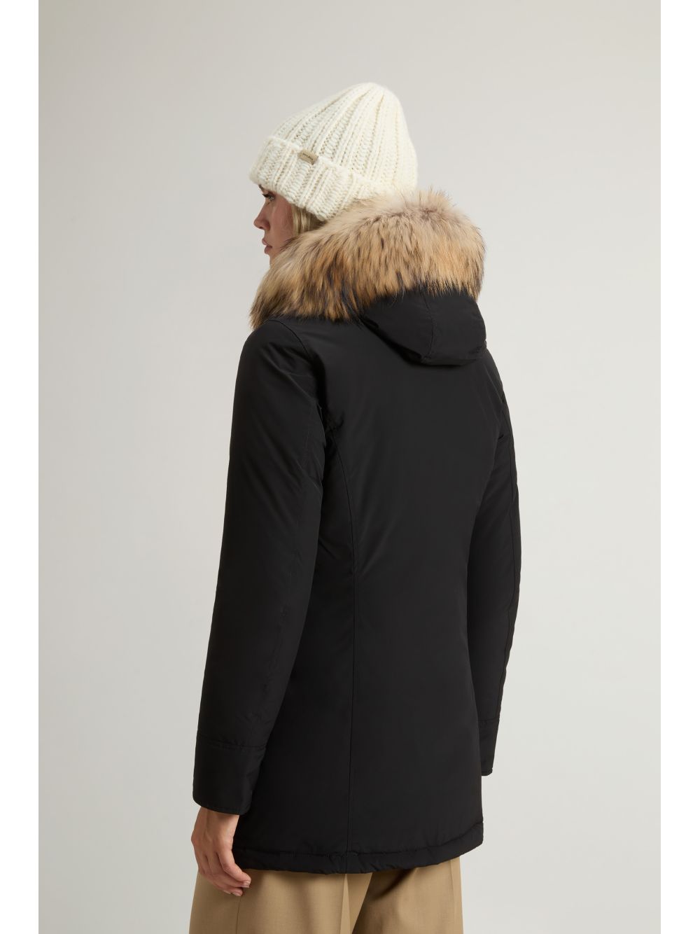 Giubbotto Woolrich LUXURY ARCTIC RACCOON PARKA Donna - Nero