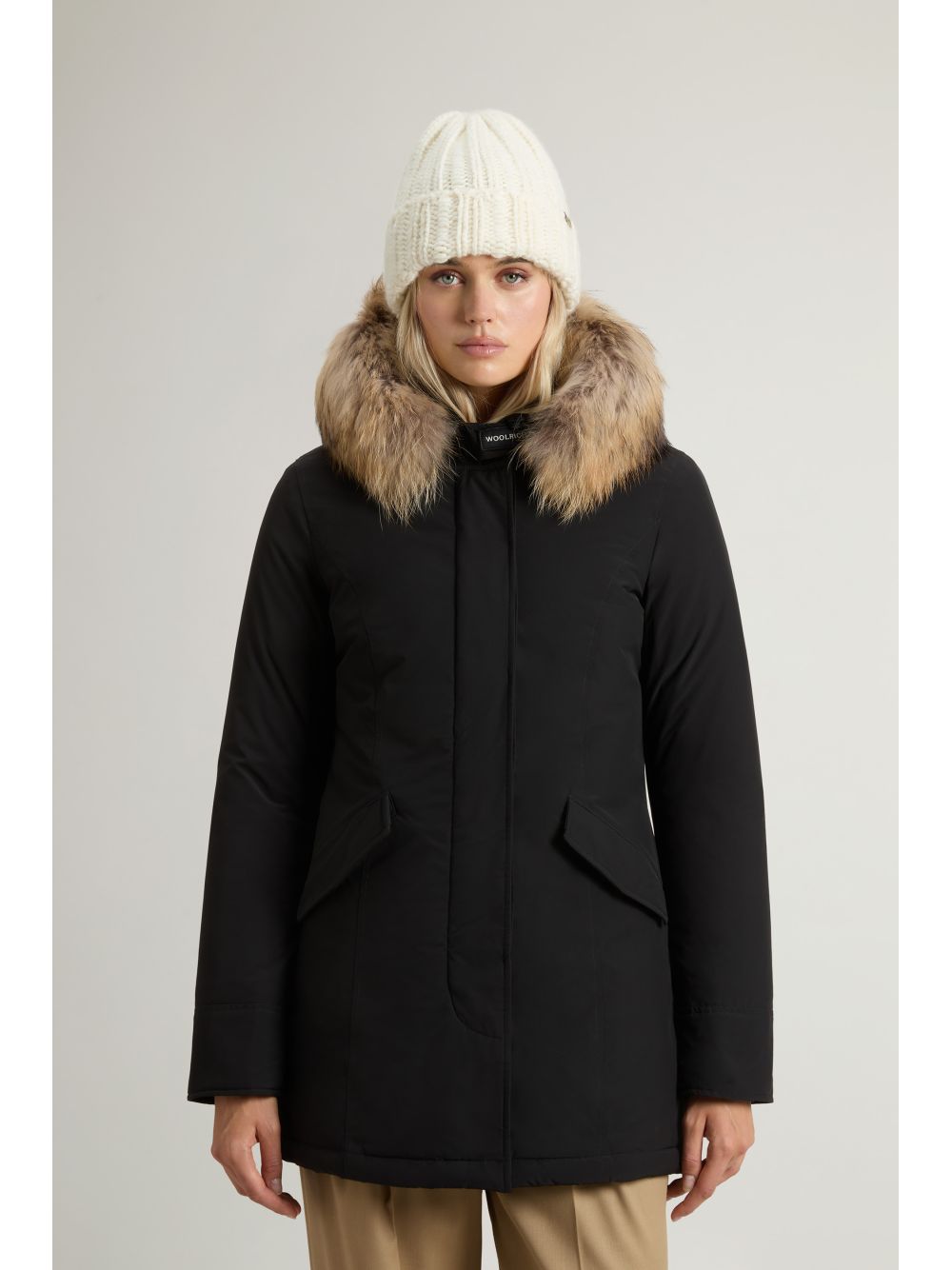 Giubbotto Woolrich LUXURY ARCTIC RACCOON PARKA Donna - Nero