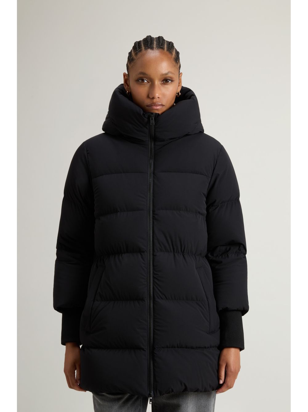 Giubbotto Woolrich CLOUD MADISON COAT Donna - Nero
