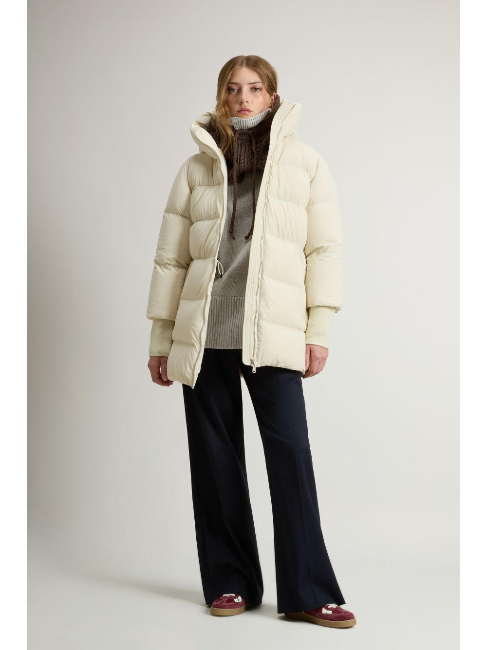Giubbotto Woolrich CLOUD MADISON COAT Donna - Bianco