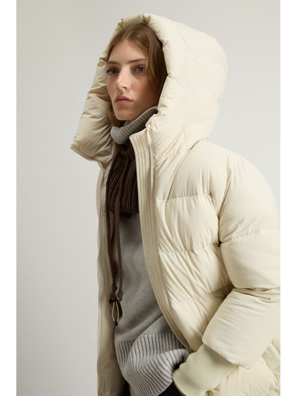 Giubbotto Woolrich CLOUD MADISON COAT Donna - Bianco