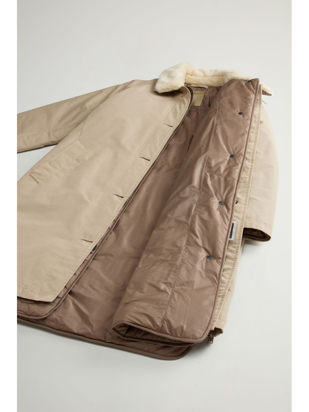 Giubbotto Woolrich ALL WEATHER COAT 3IN1 Donna - Beige
