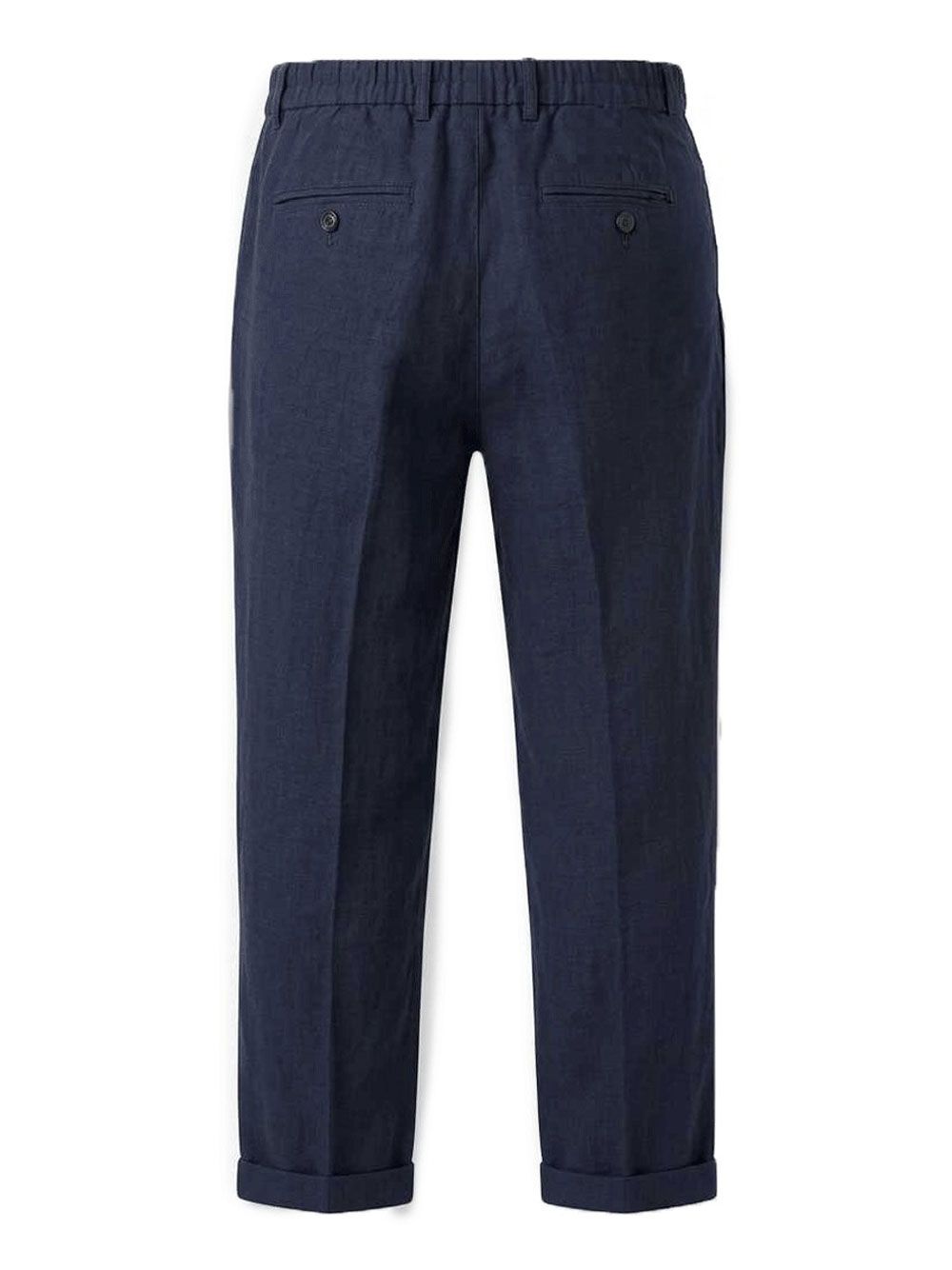 Pantalone 40weft chino con elastico Uomo - Blu
