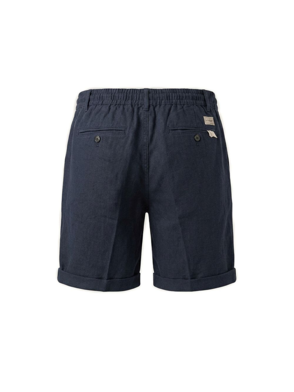 Bermuda 40weft chino con elastico Uomo - Blu