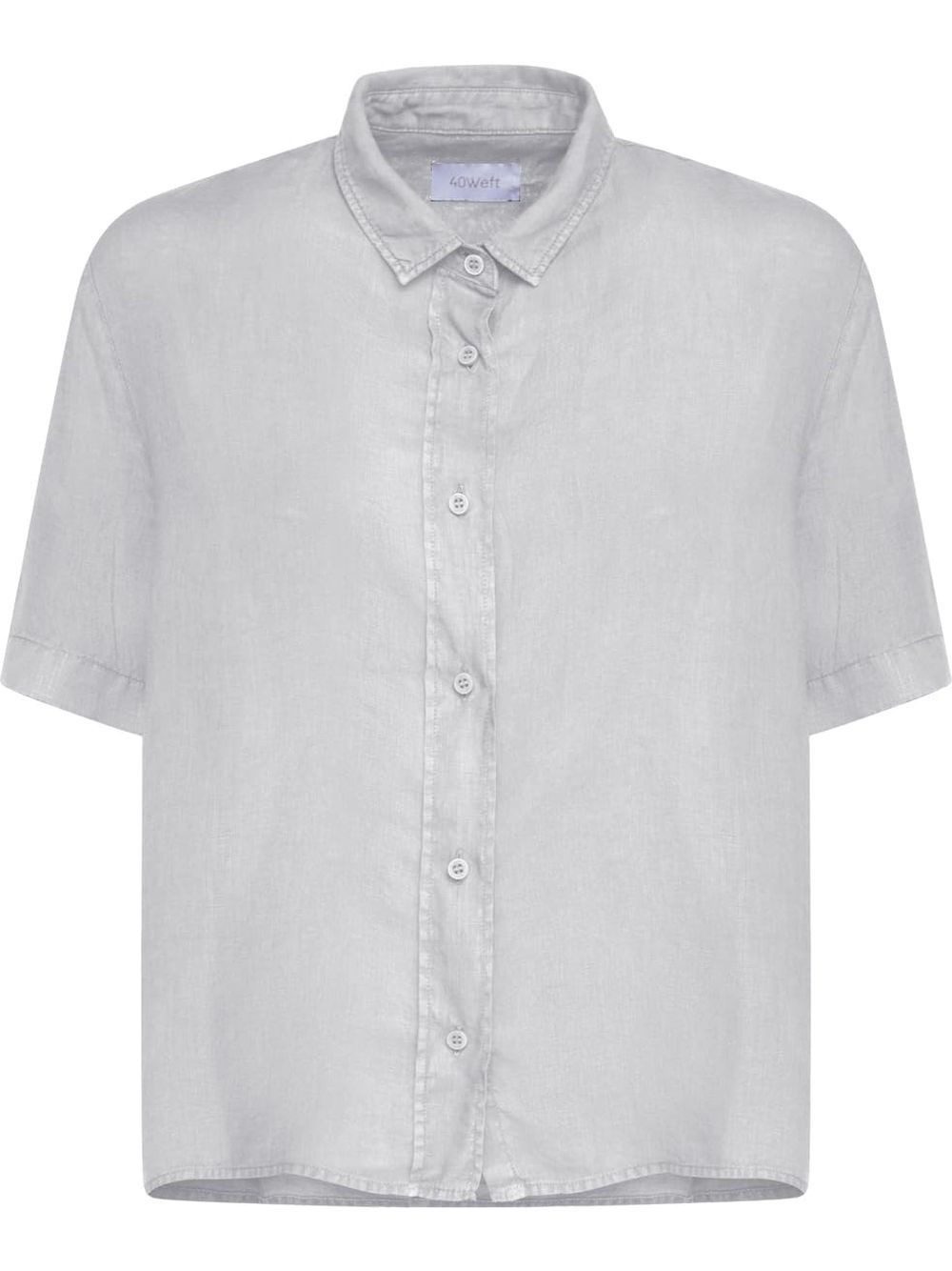Camicia 40weft svasata m/m Donna - Bianco