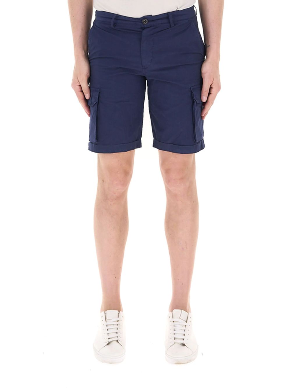 Bermuda 40weft cargo regular fit Uomo - Blu