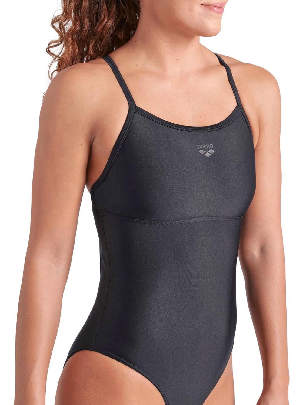 Costume Sportivo Arena W ARENA SOLID SWIMSUIT LIGHTDROP BACK B Donna - Nero