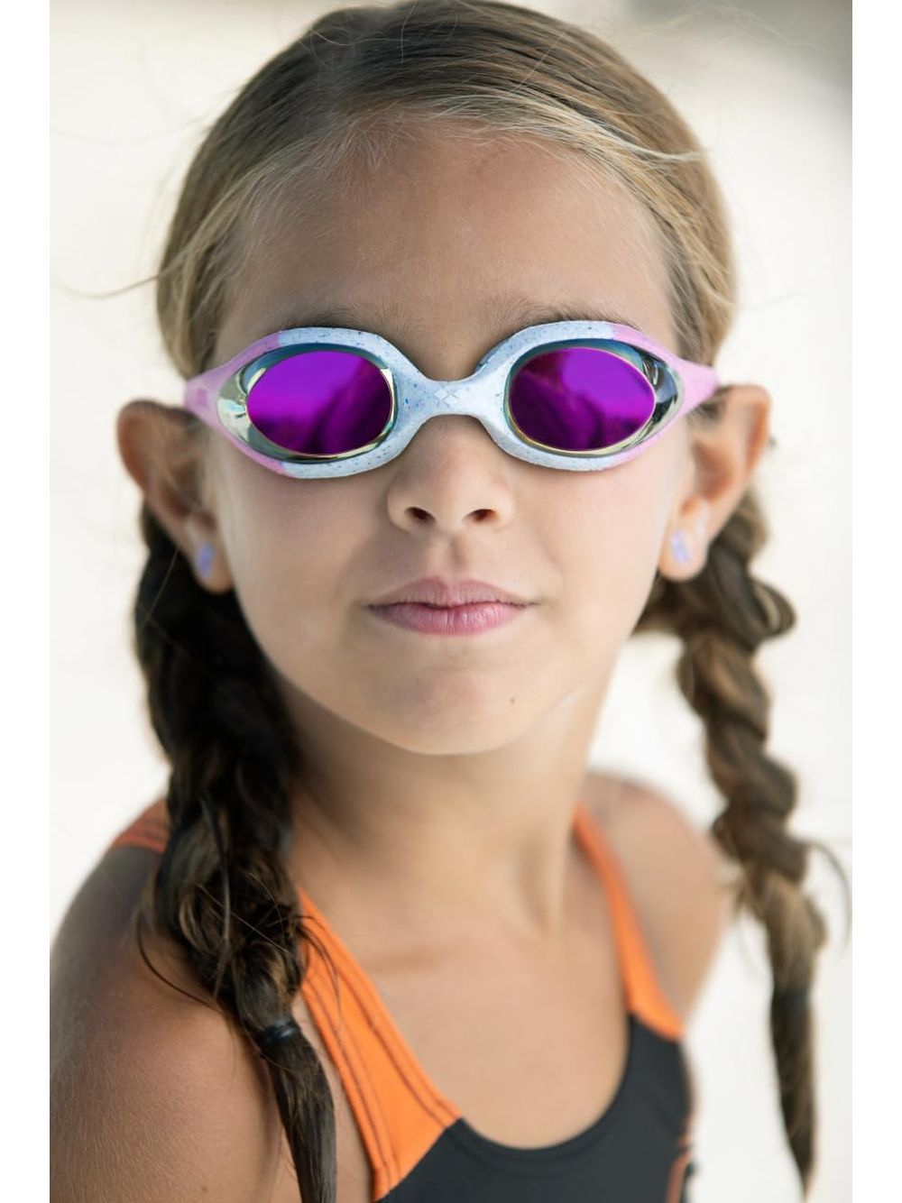 Occhiali - Occhialini Arena SPIDER JR MIRROR Unisex Bambino - Rosa