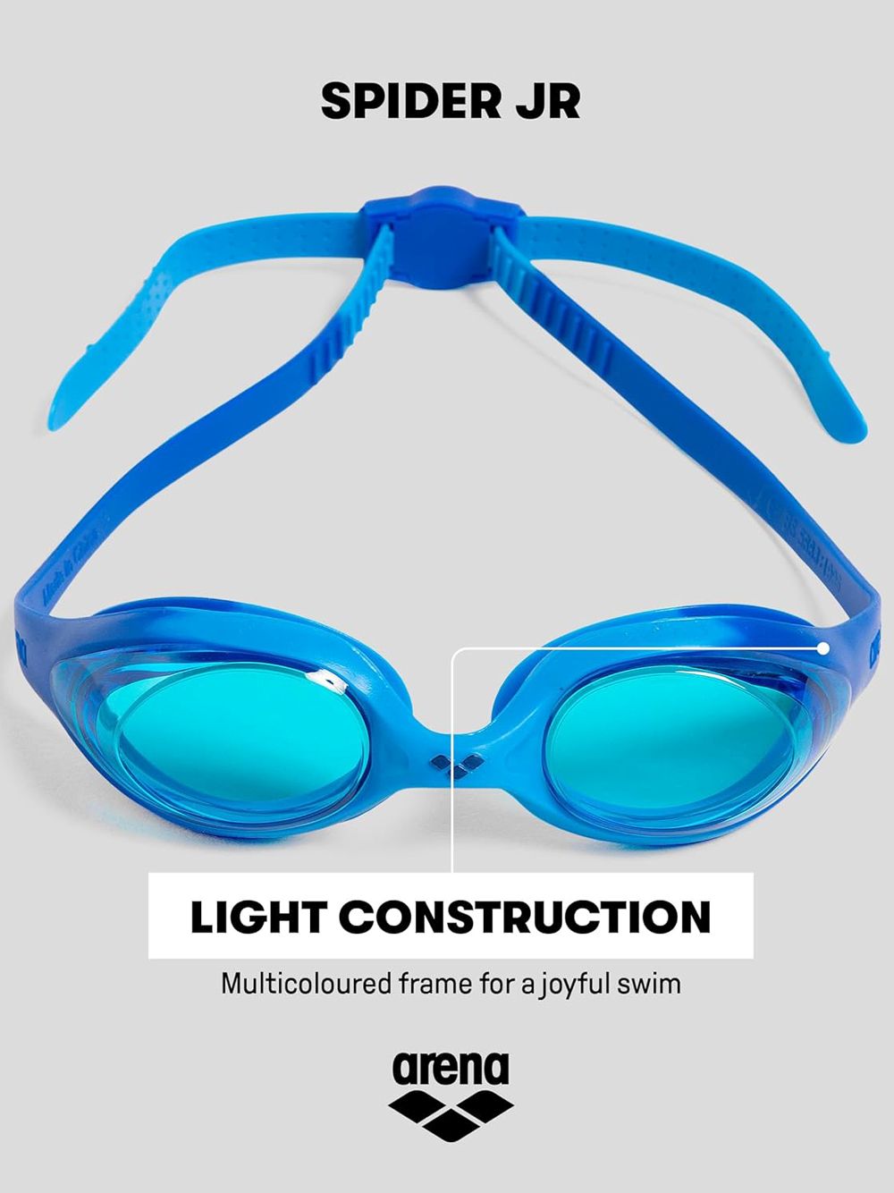 Occhiali - Occhialini Arena SPIDER JR MIRROR Unisex Bambino - Nero