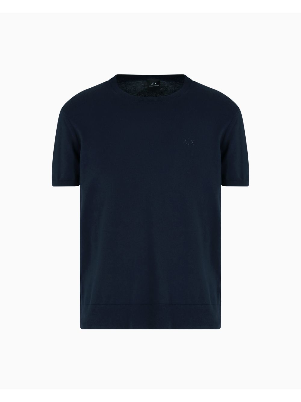 Pullover Armani in maglia di cotone organico Uomo - Navy