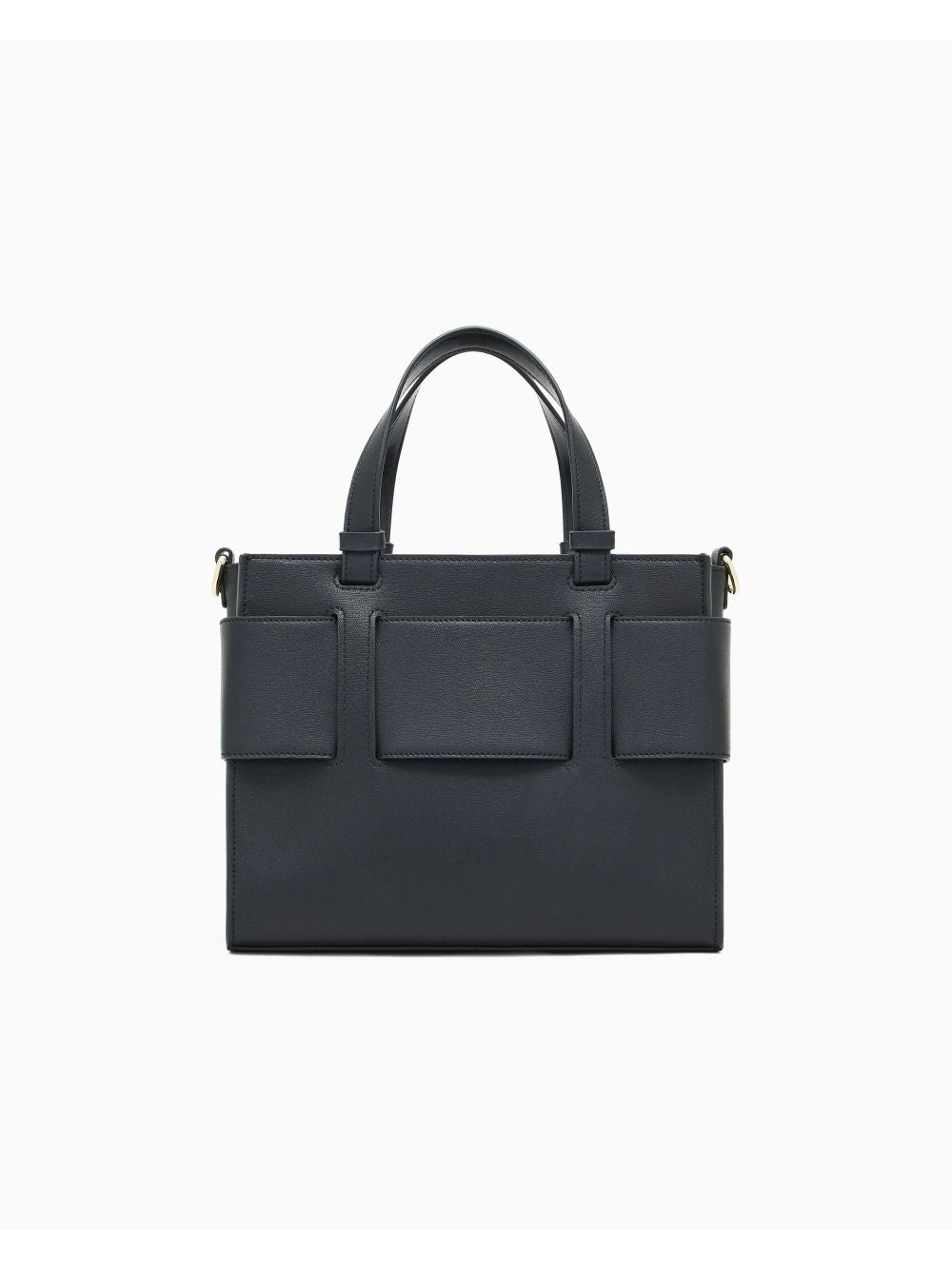 Borsa Armani con doppi manici e tracolla Donna - Nero