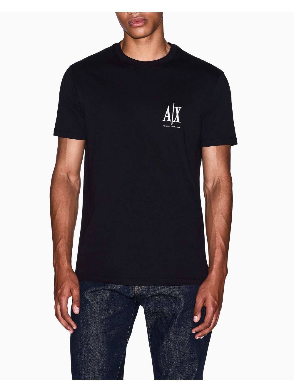 T-shirt Armani regular fit Icon Uomo - Nero