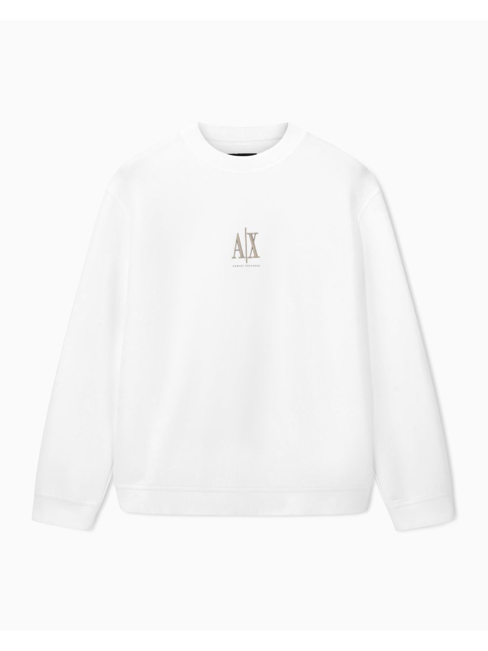 Felpa Armani girocollo in cotone Uomo - Bianco