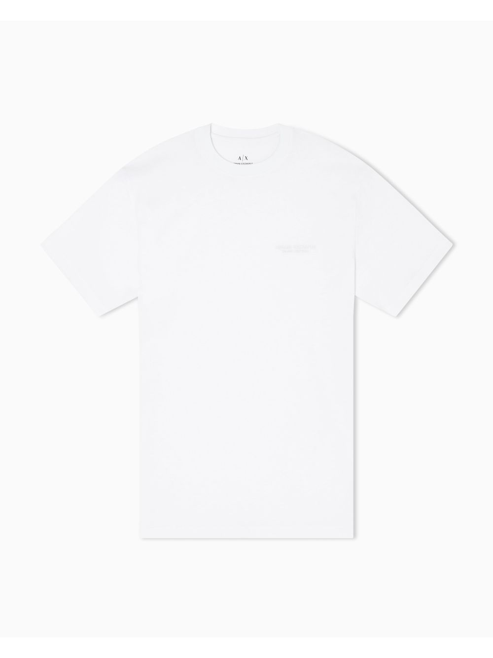 T-shirt Armani Regular Fit in Jersey di Cotone Uomo - Bianco