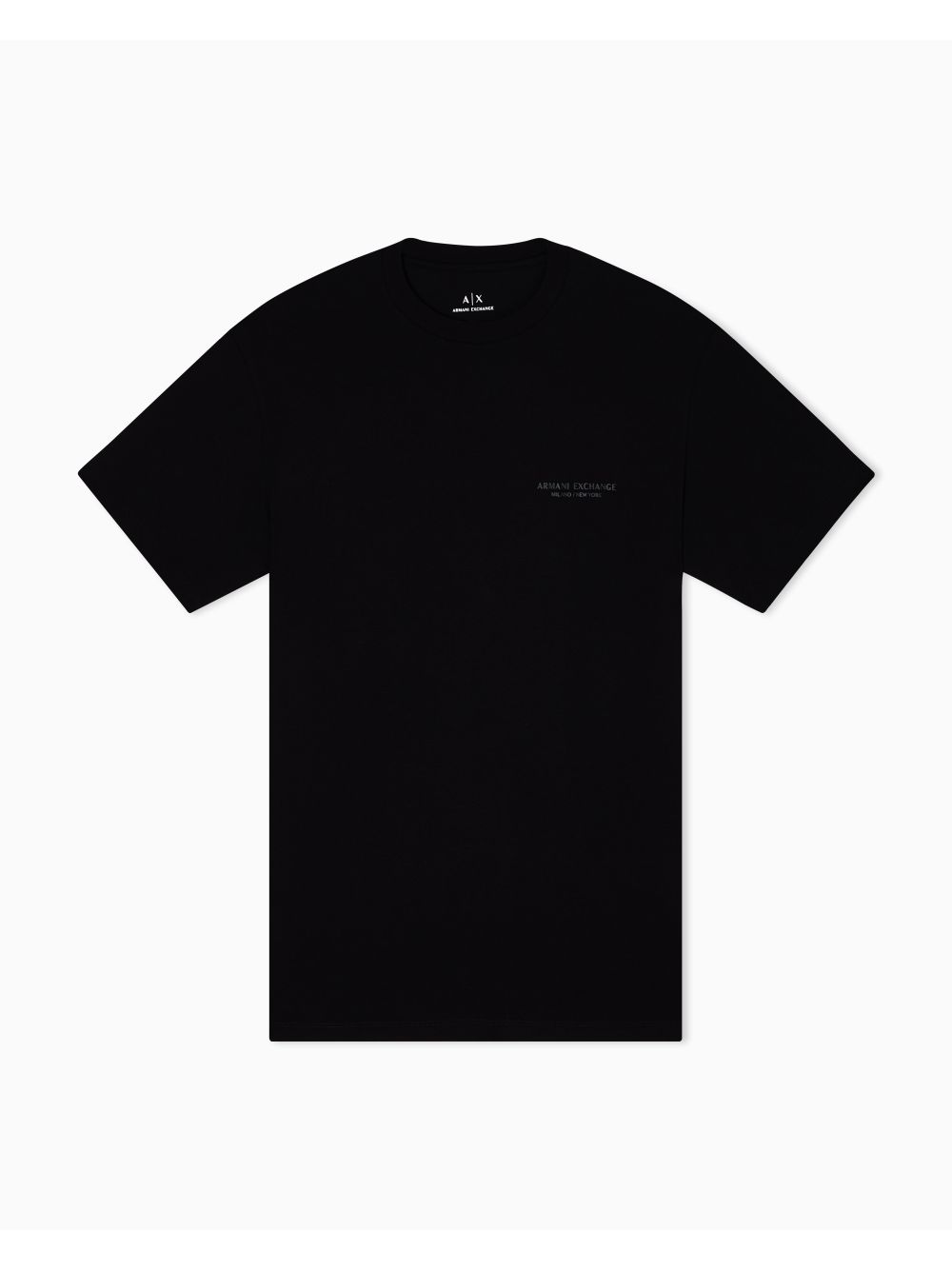 T-shirt Armani Regular Fit in Jersey di Cotone Uomo - Nero