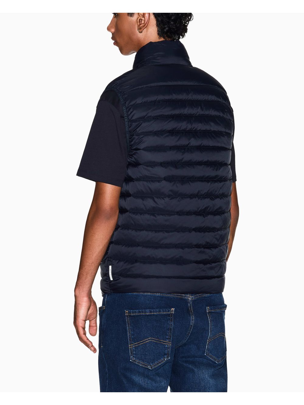 Gilet Armani smanicato fullzip Uomo - Navy
