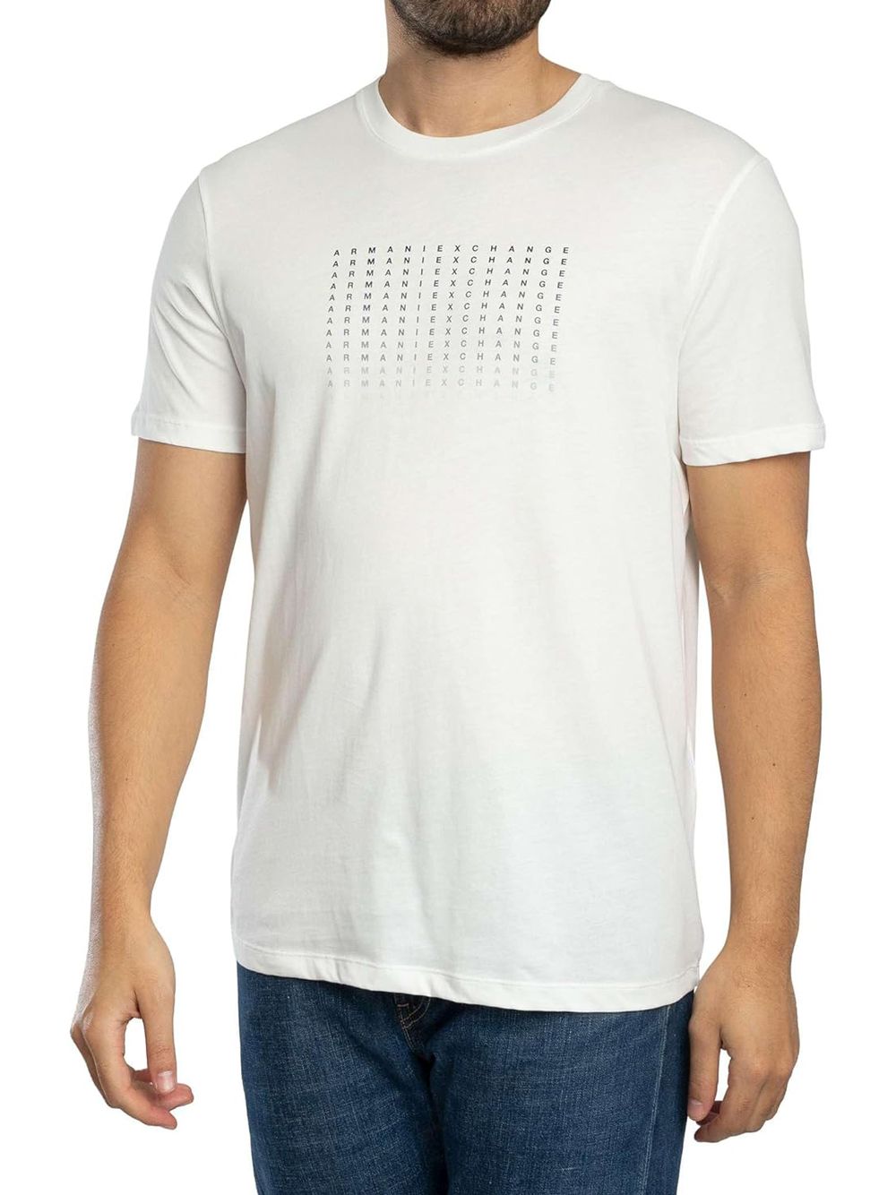 T-shirt Armani Slim fit in cotone Uomo - Bianco