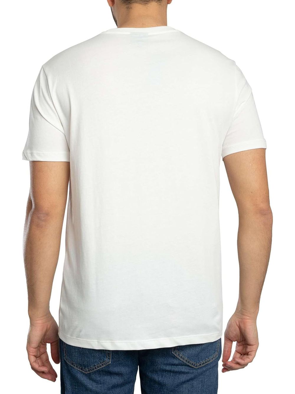 T-shirt Armani Slim fit in cotone Uomo - Bianco