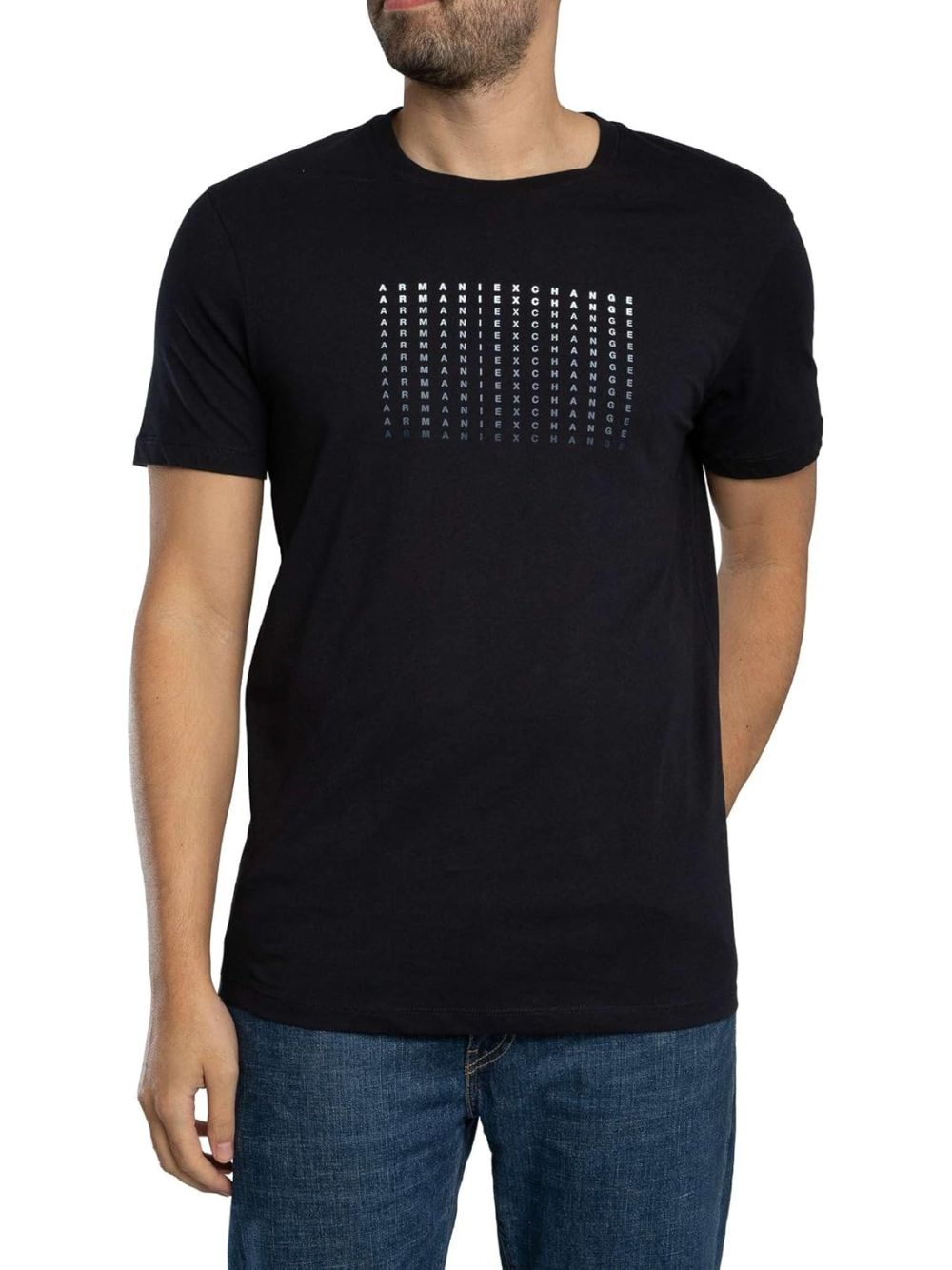 T-shirt Armani Slim fit in cotone Uomo - Navy