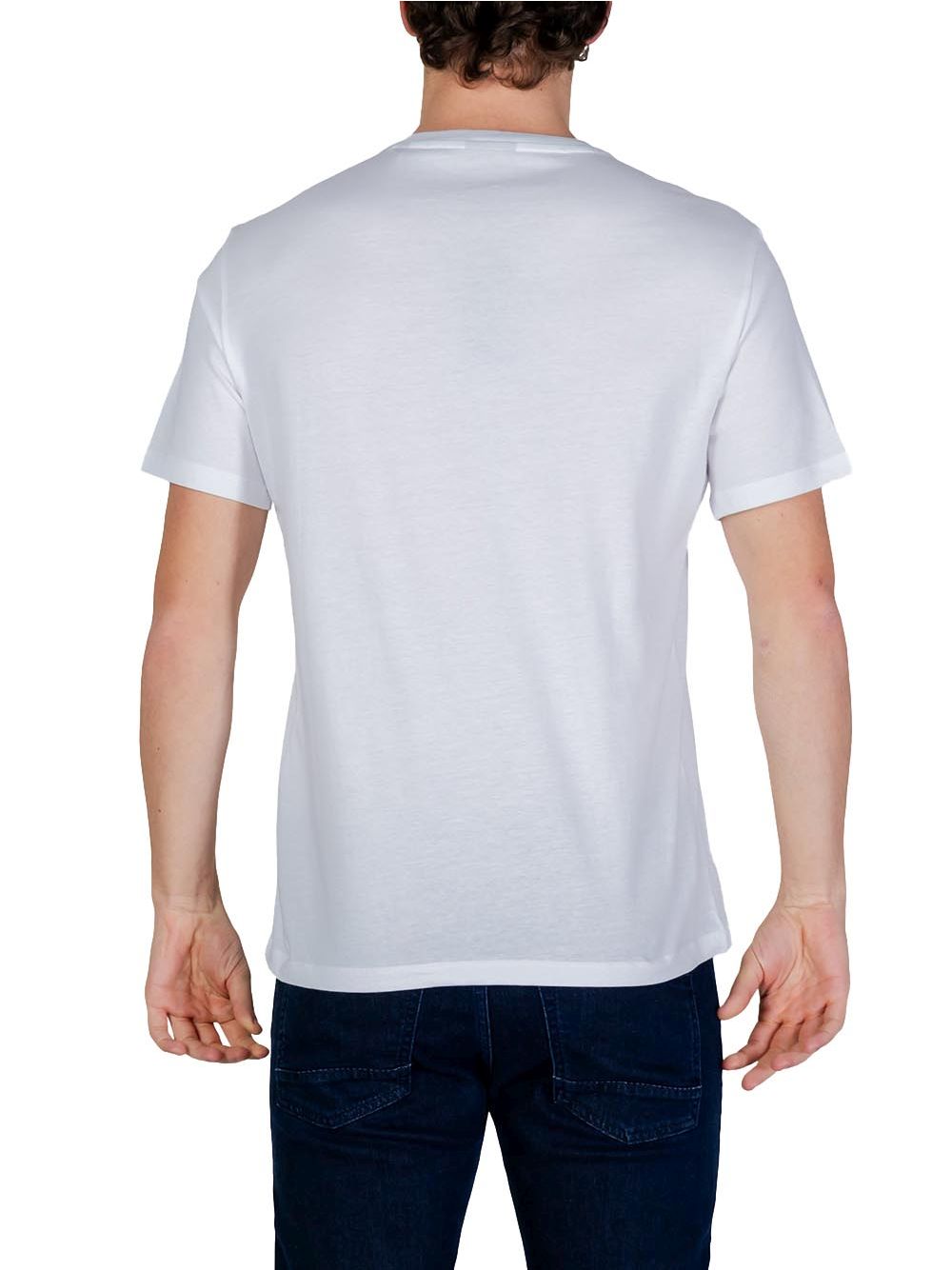 T-shirt Armani Slim fit in cotone Uomo - Bianco
