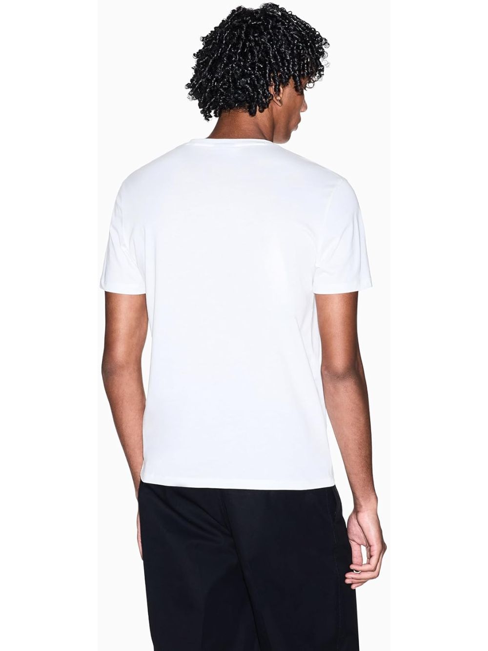 T-shirt Armani Slim fit in cotone Uomo - Bianco