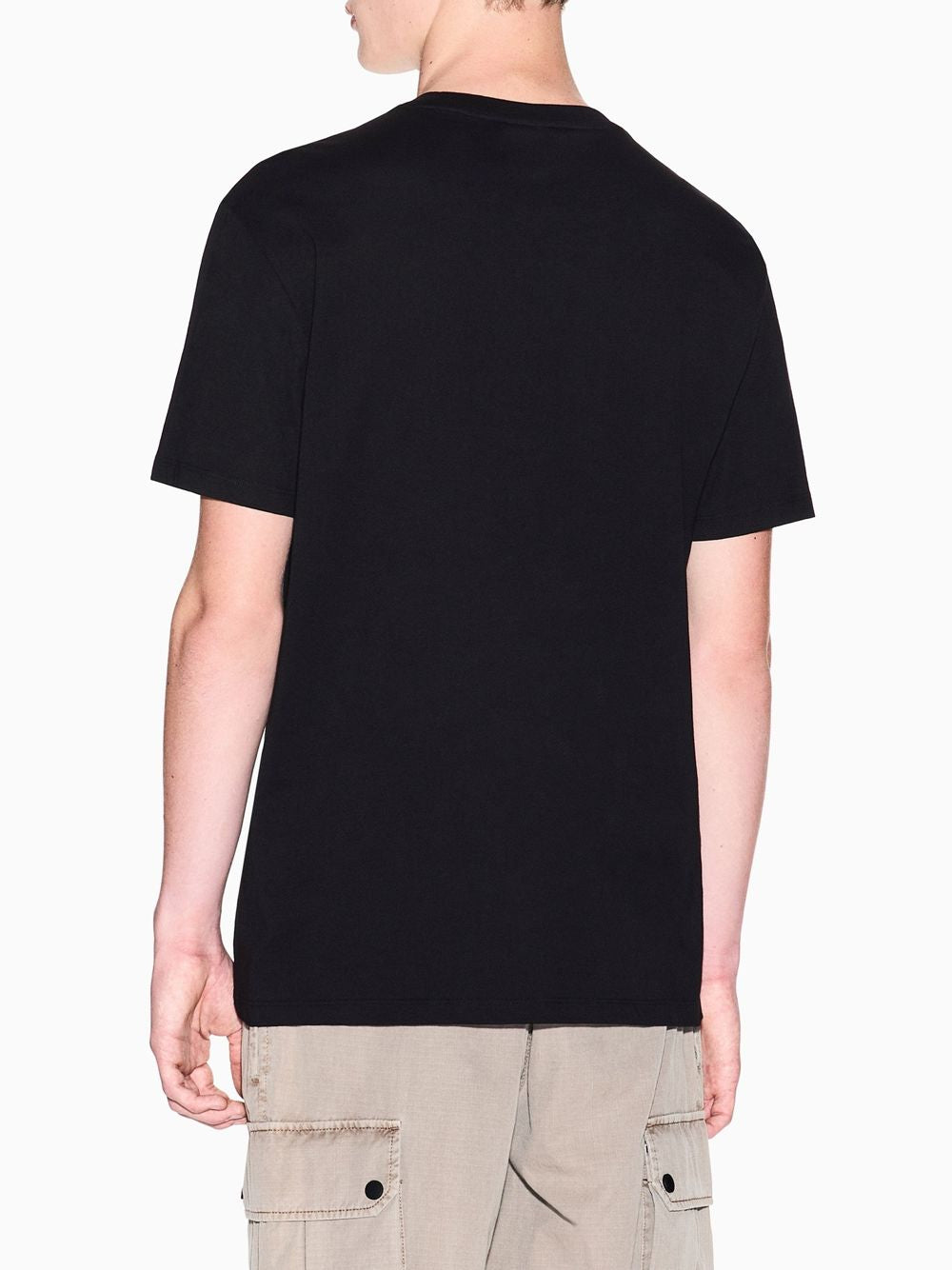 T-shirt Armani Regular fit in cotone Uomo - Nero