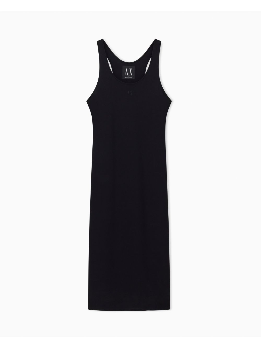 Vestito Armani midi in tessuto tecnico Donna - Nero