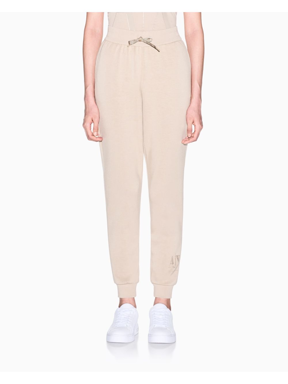 Pantalone Armani jogger Icon Donna - Beige