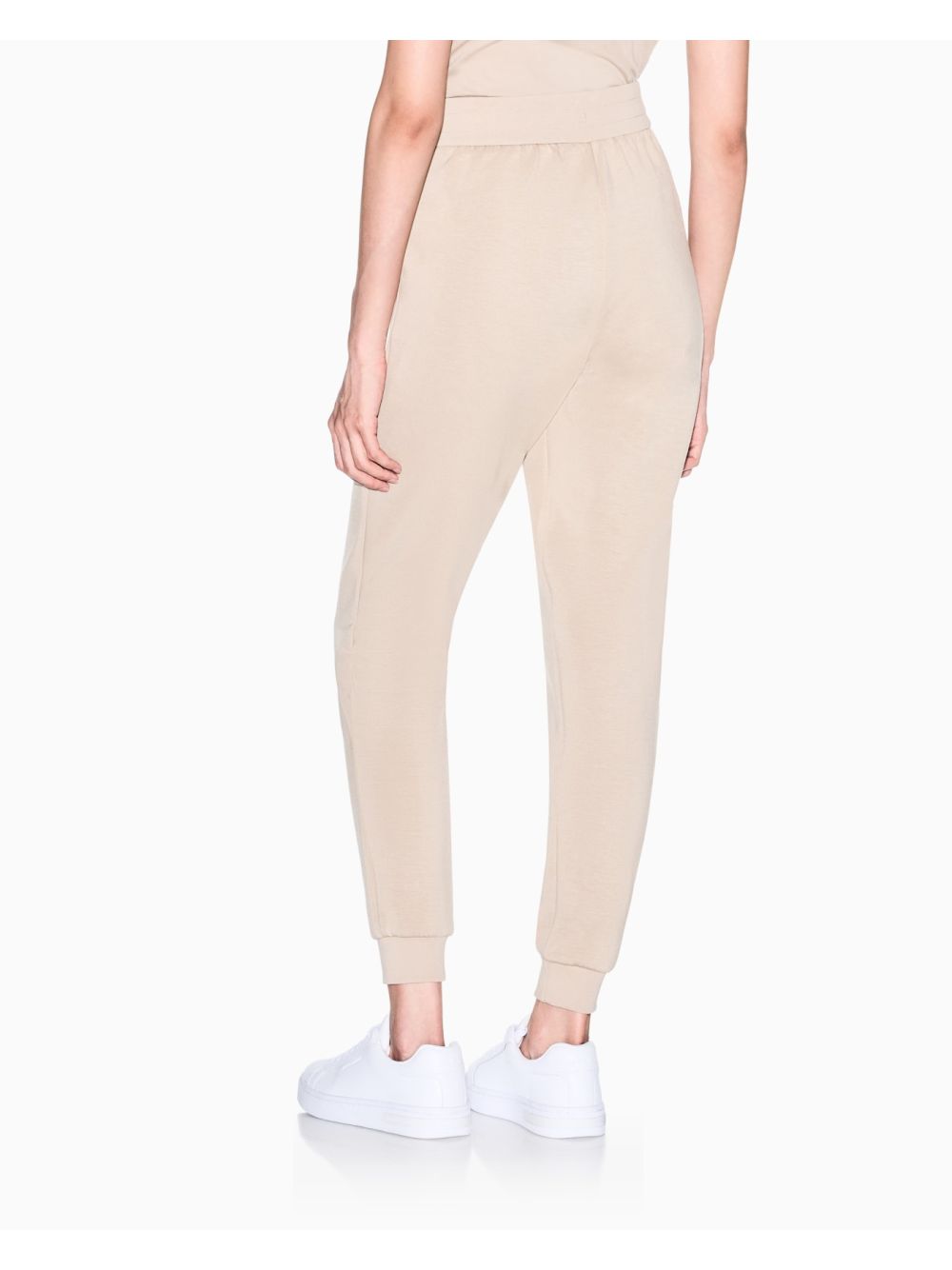 Pantalone Armani jogger Icon Donna - Beige